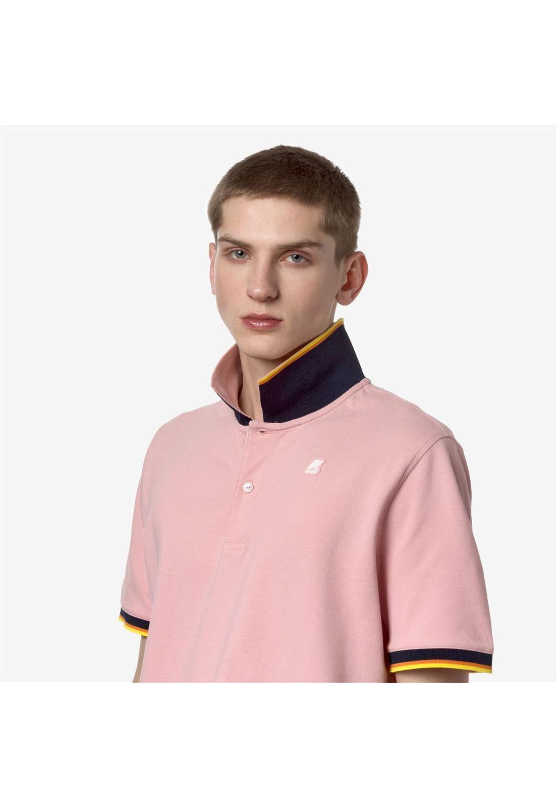 Polera K-Way Men Vincent Pink Ash-3