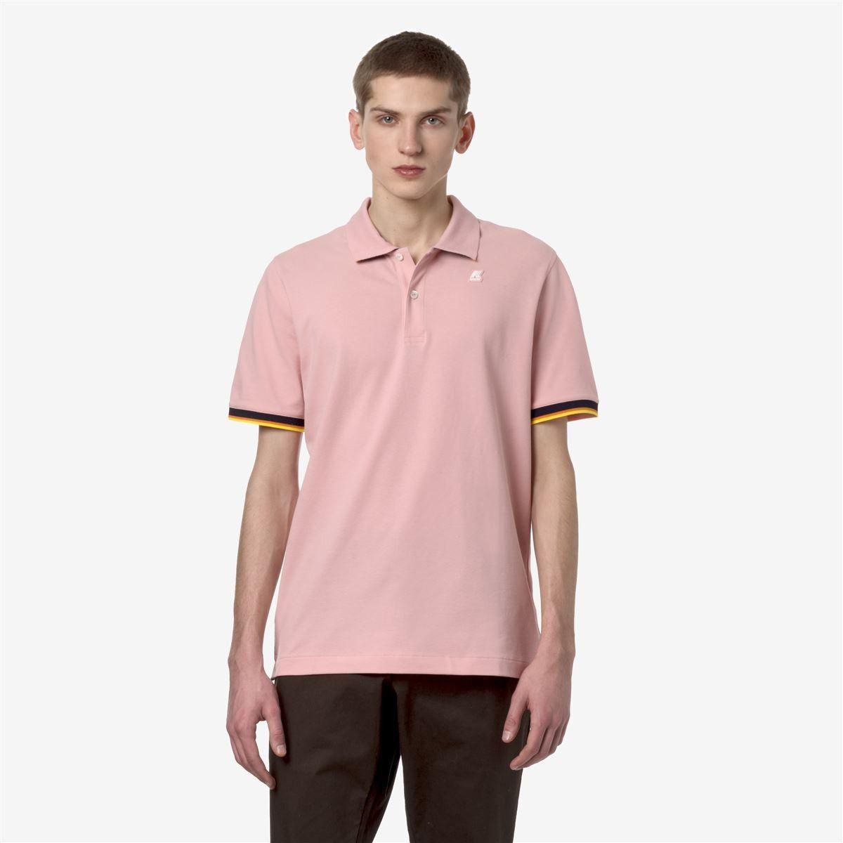 Polera K-Way Men Vincent Pink Ash-1