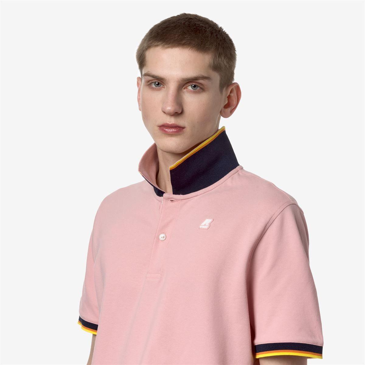 Polera K-Way Men Vincent Pink Ash-4