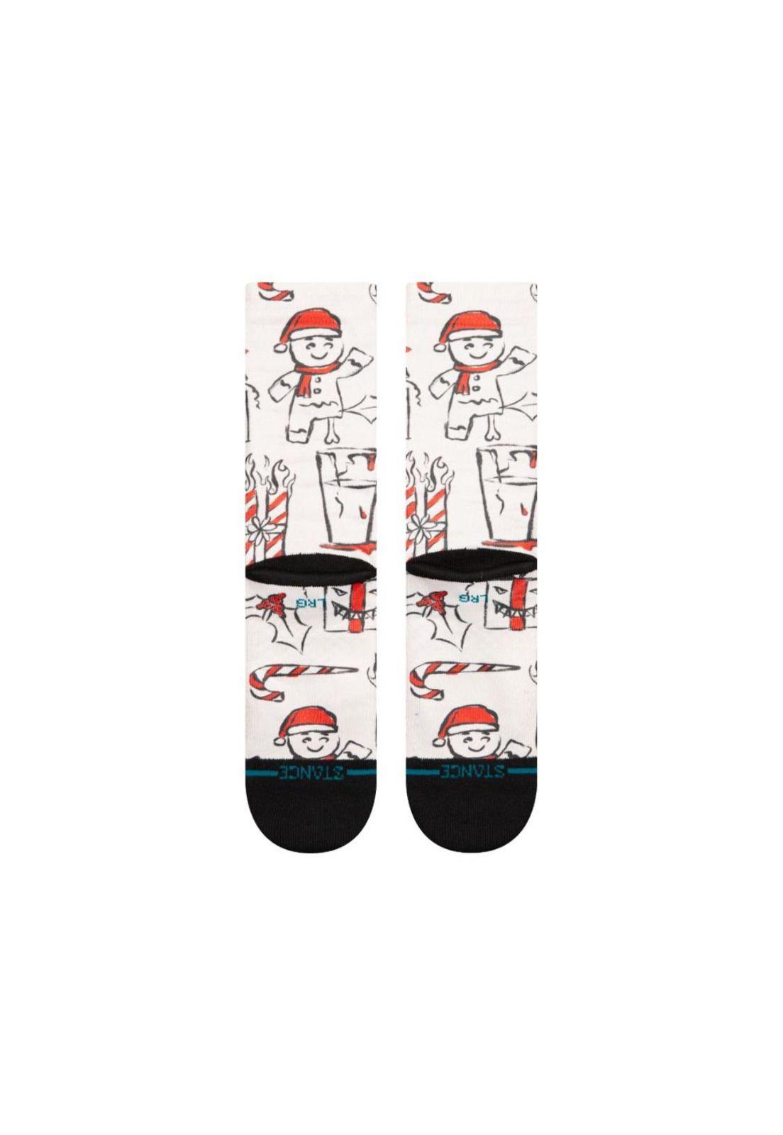 Stance Sock Men Angry Holidayz Poly Off White-2