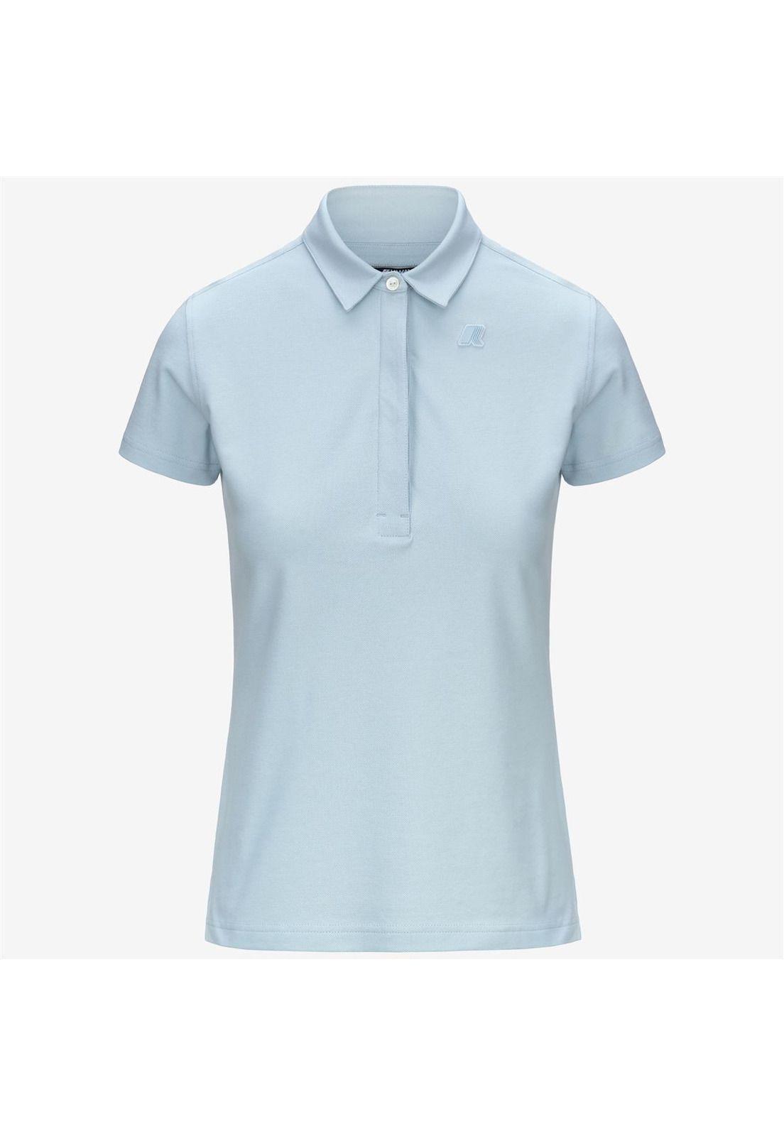 Polera K-Way Women Amedea Pique Blue Baby-4