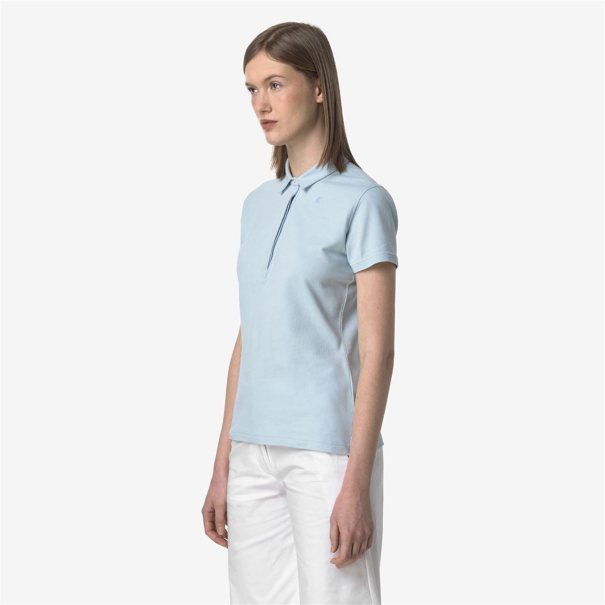 Polera K-Way Women Amedea Pique Blue Baby-2