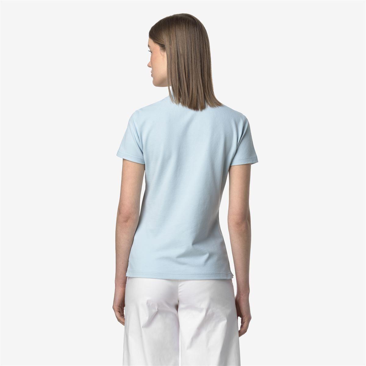 Polera K-Way Women Amedea Pique Blue Baby-3