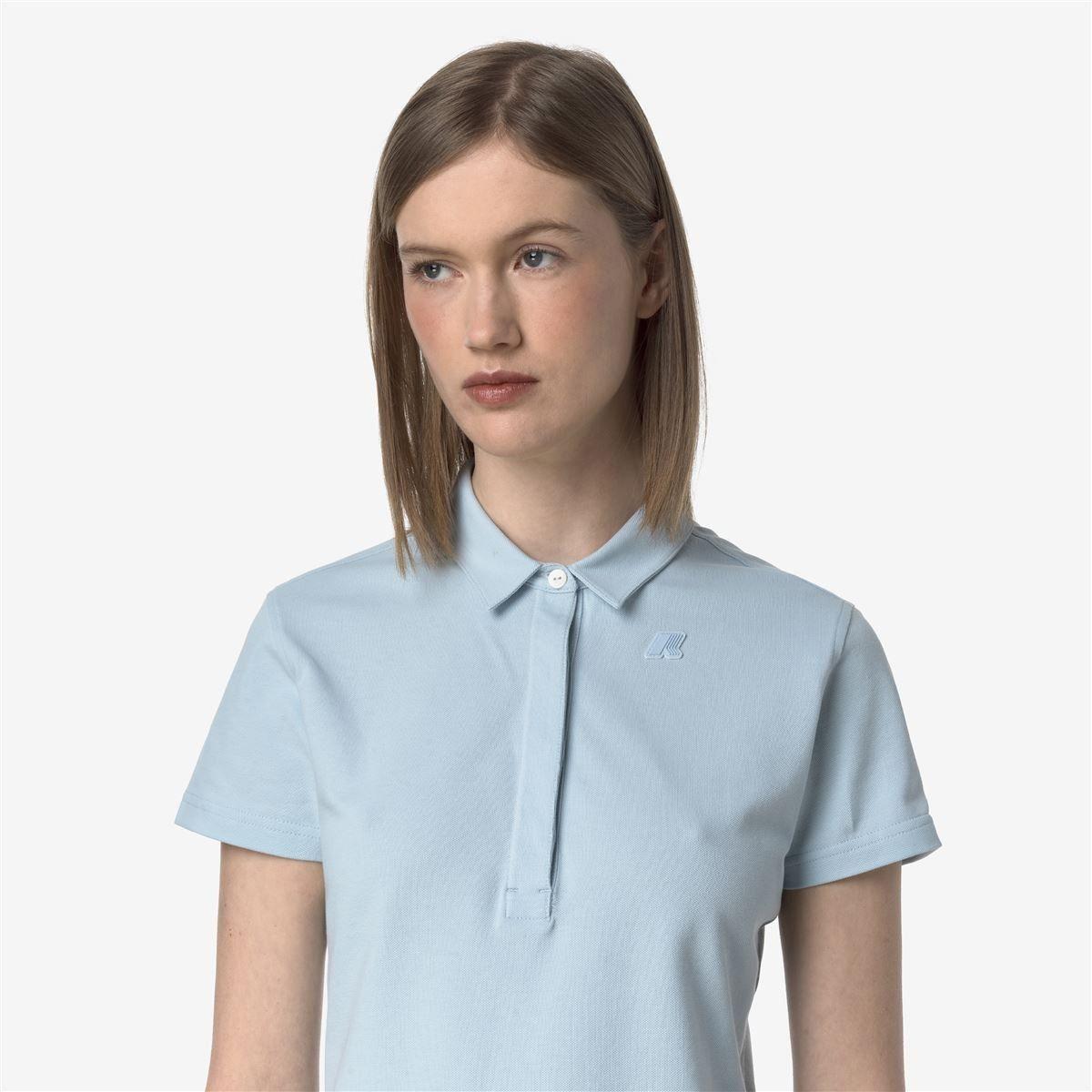 Polera K-Way Women Amedea Pique Blue Baby-4