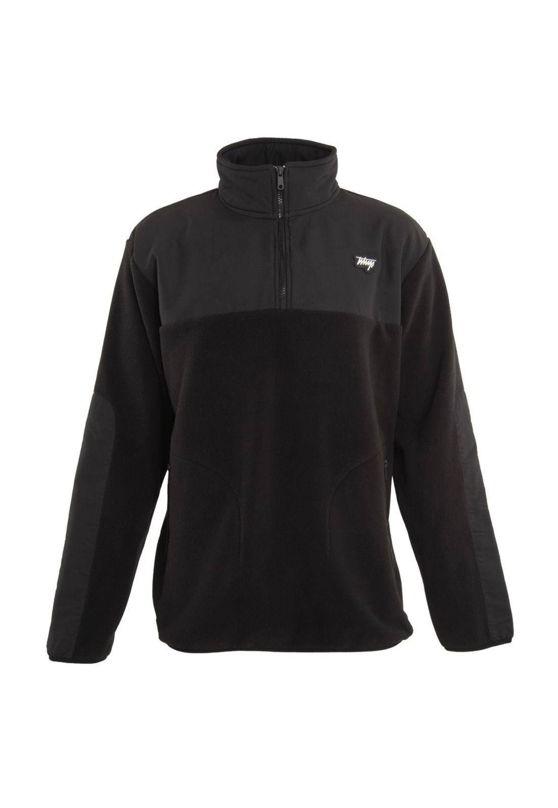 Polar Men Half Zip Black-0