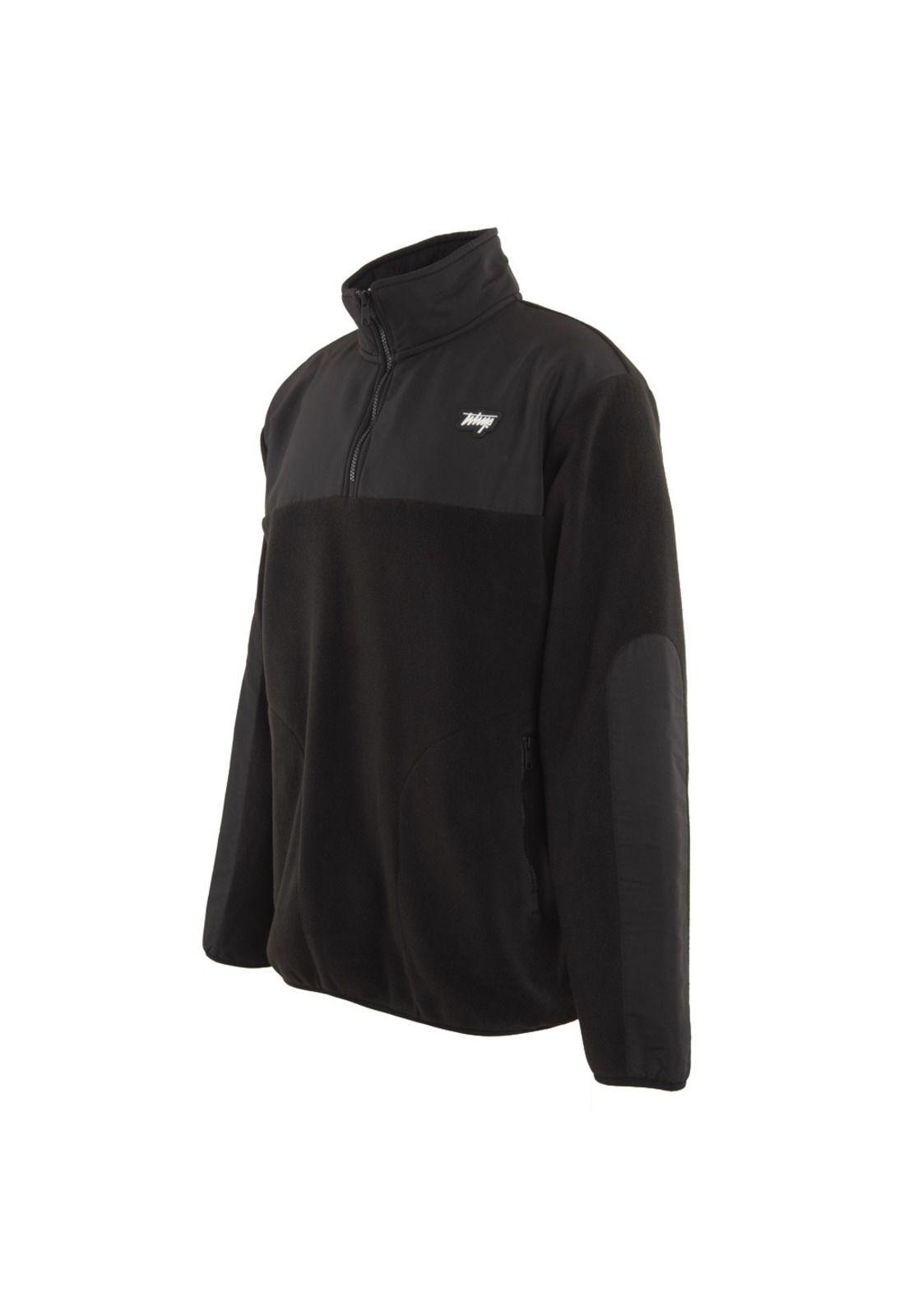 Polar Men Half Zip Black-1