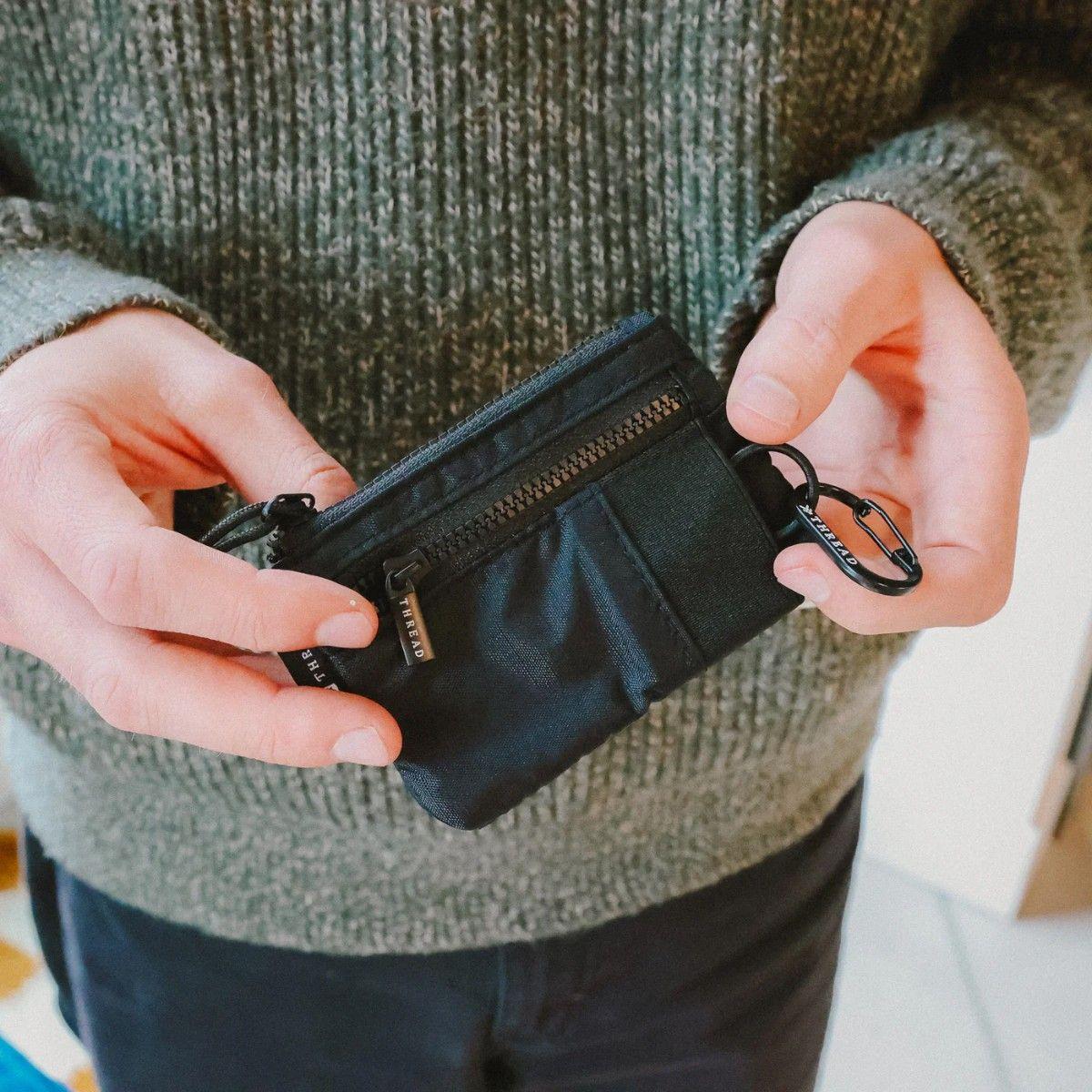 Billetera Thread Pouch Wallet Black-3