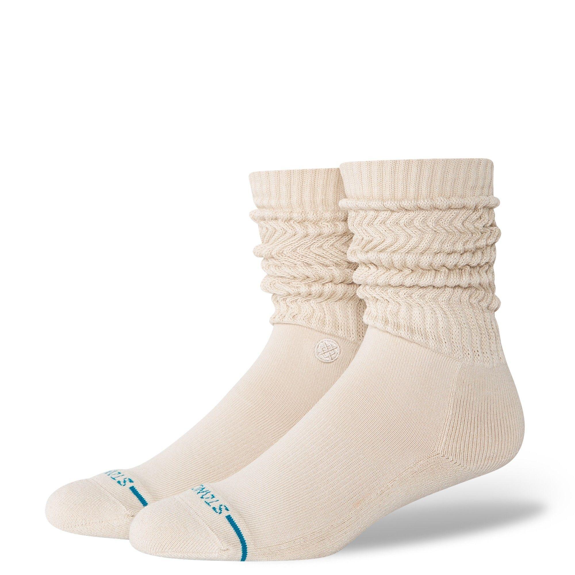 Stance Socks Women Icon Slouch Crew Oatmeal-3