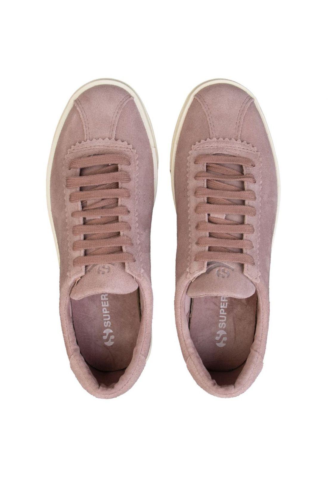Zapatilla 2854 Club 3 Suew Rose Burlwood Superga-2