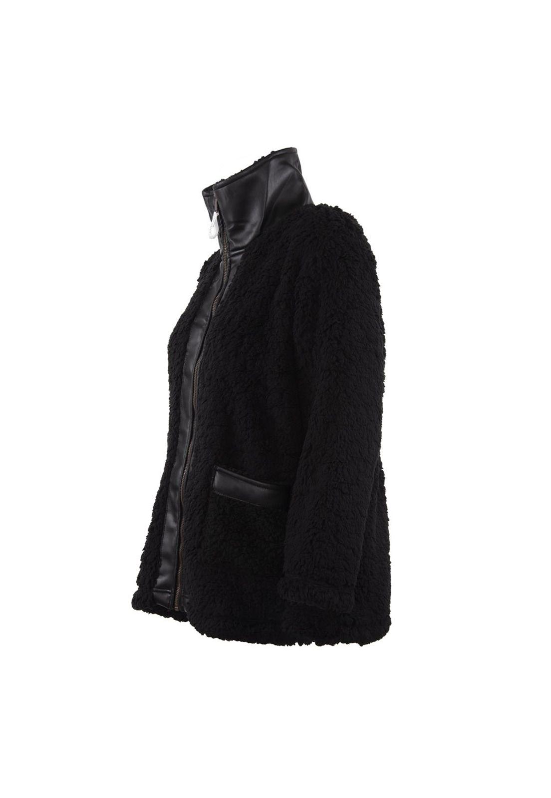 Chaqueta Negra con Cierre Reef-1