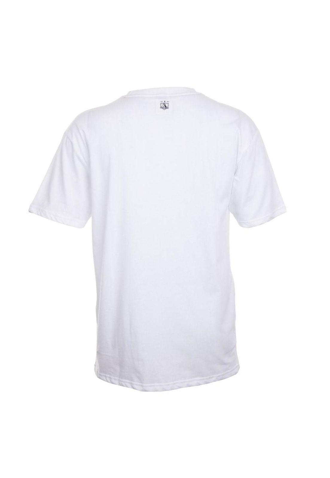 Polera Colo Colo Urbano " Eterno Campeón" Blanco-2