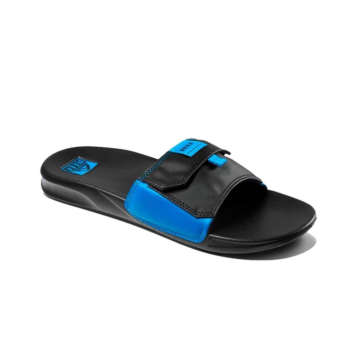 Sandalia Men Stash Slide Black Blue-0