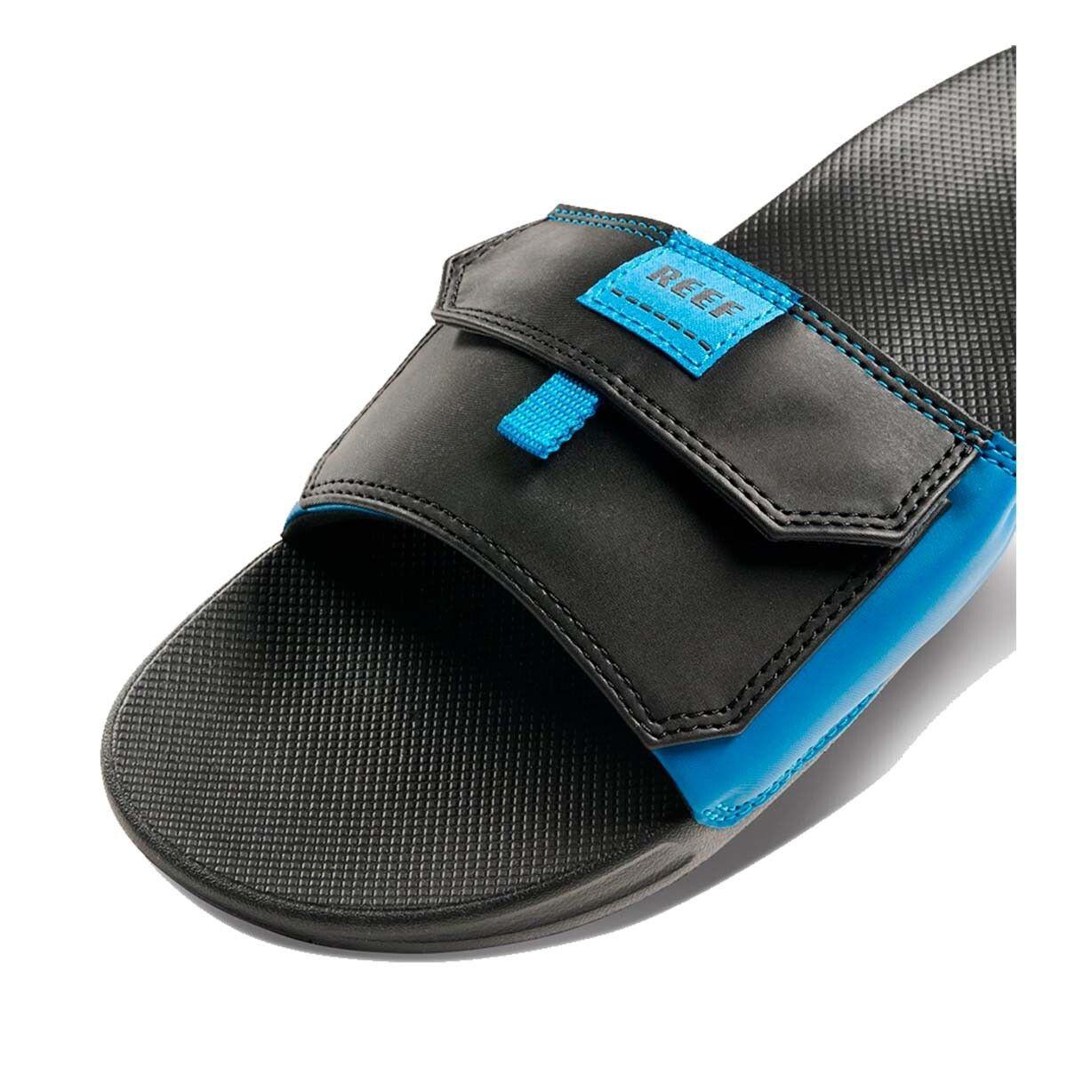 Sandalia Men Stash Slide Black Blue-2