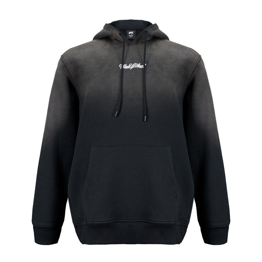 Polerón Whatup Hombre Hoodie Tiny Logo Grey White-0