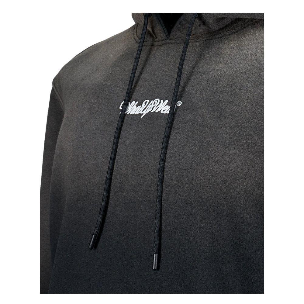 Polerón Whatup Hombre Hoodie Tiny Logo Grey White-2