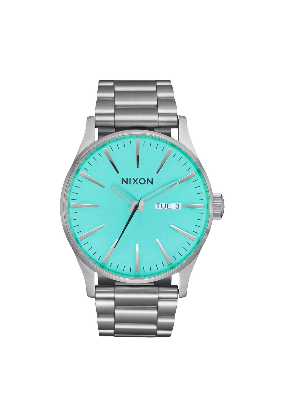 Reloj Sentry SS Silver Turquoise-0