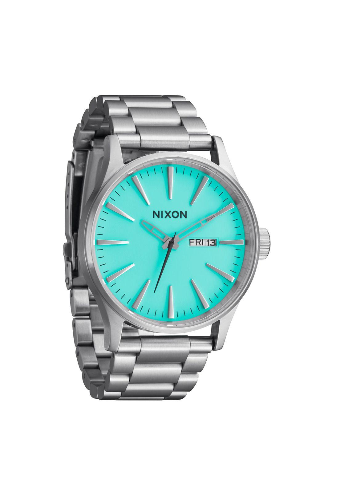 Reloj Sentry SS Silver Turquoise-1
