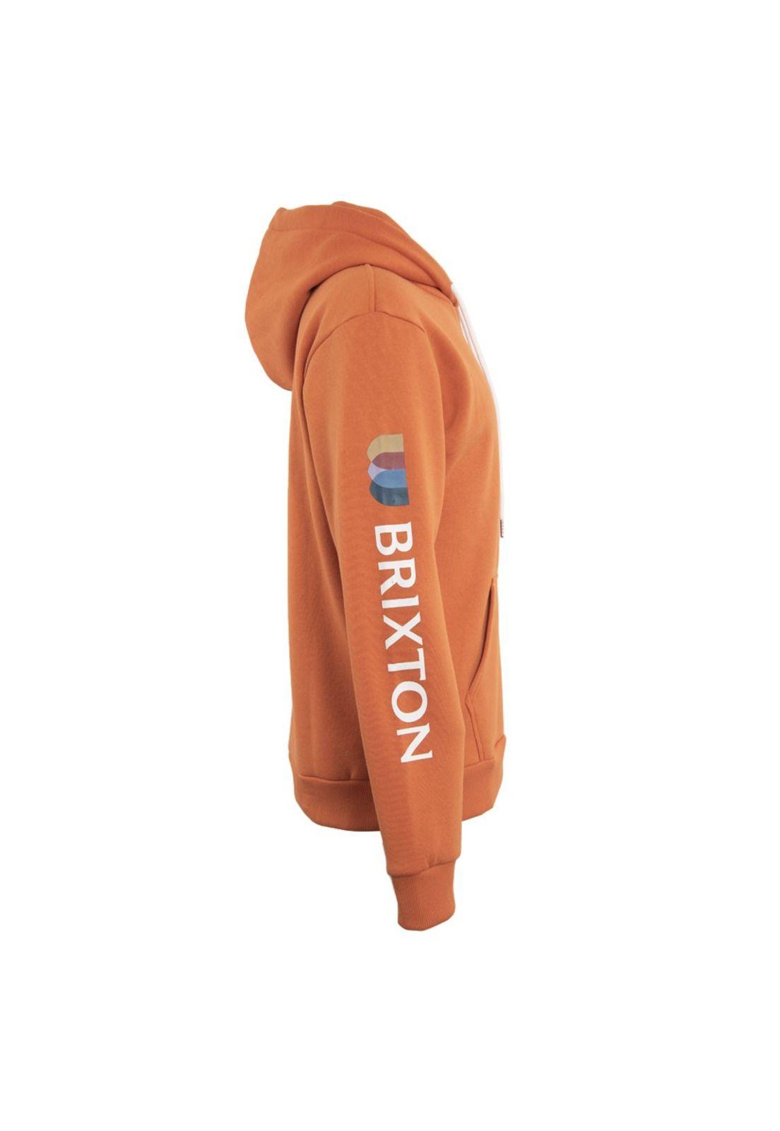 Poleron Men Hoodie Basic Orange-1