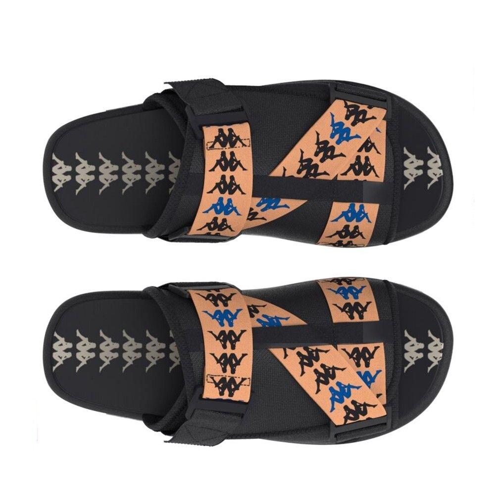 Sandalia 222 BANDA MITEL Black Peach Blue-1