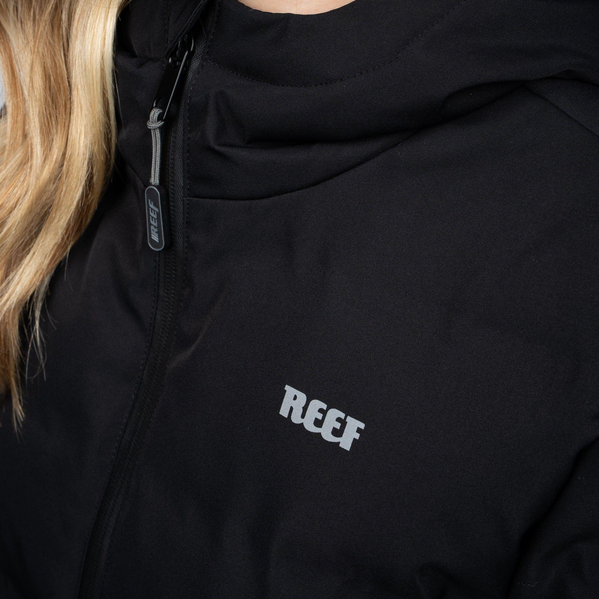 Parka Reef Women Puffer Full Zipper Black-2