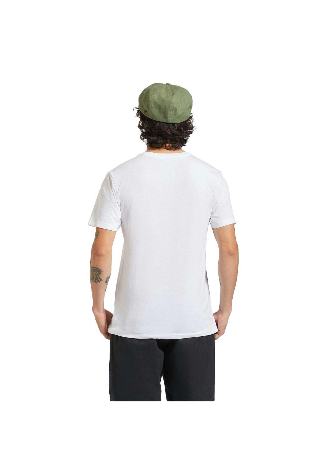Polera Brixton Fender Volume White-3