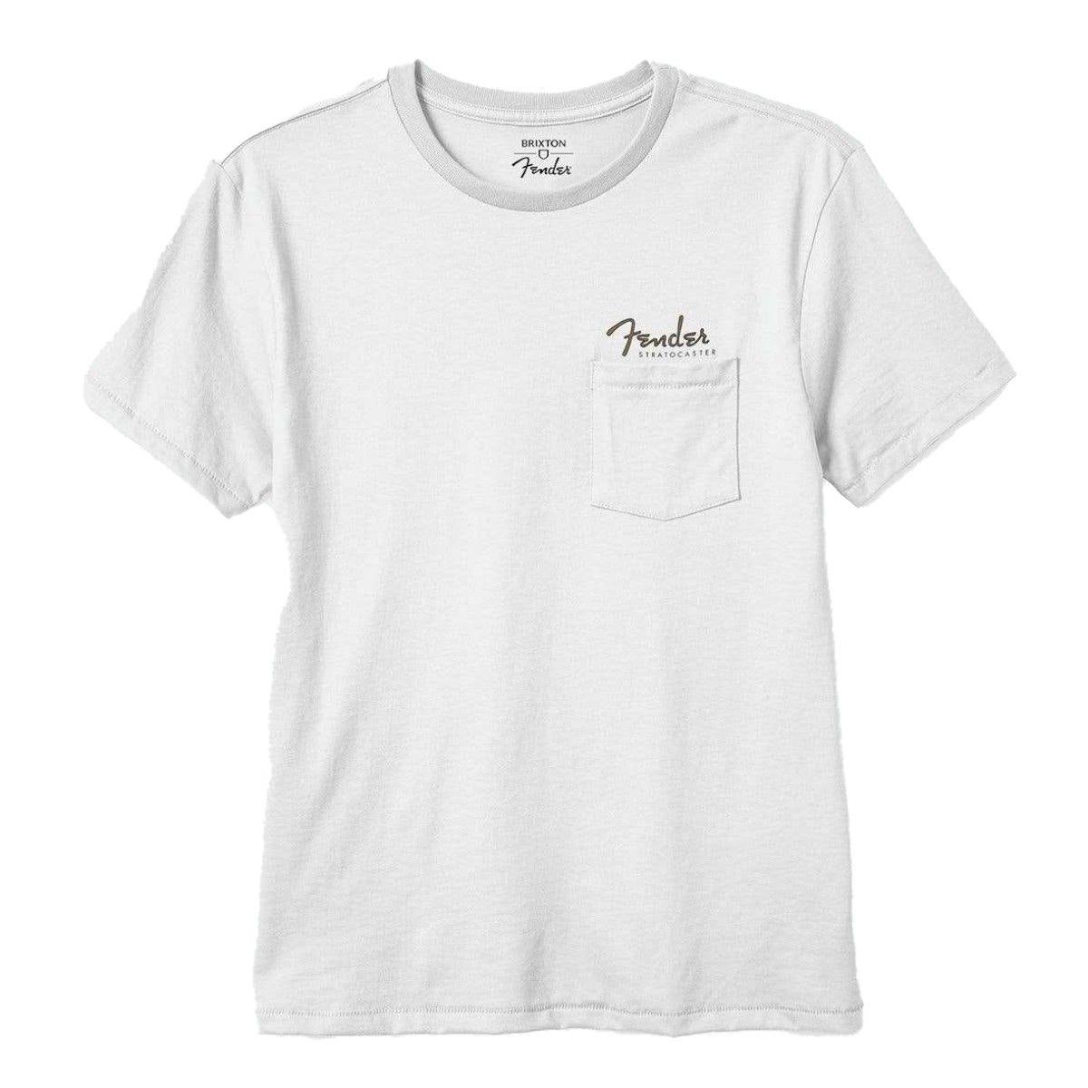 Polera Brixton Fender Volume White-0