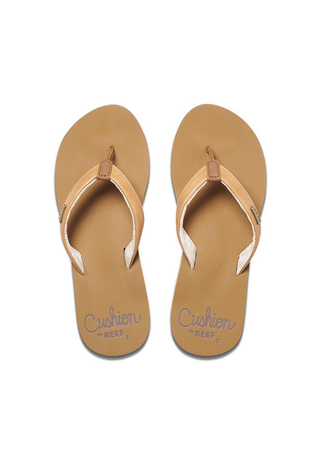 Sandalia Cushion Sands Women Brown Beige Reef-2