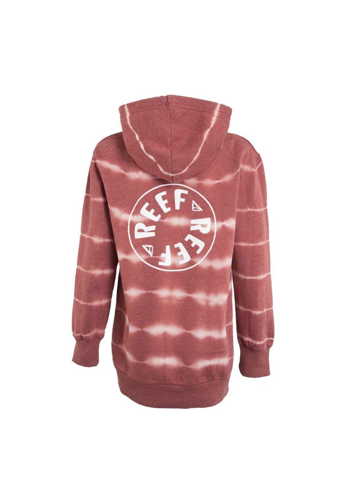 Poleron Kids Hoodie TieDye Burgundy-2