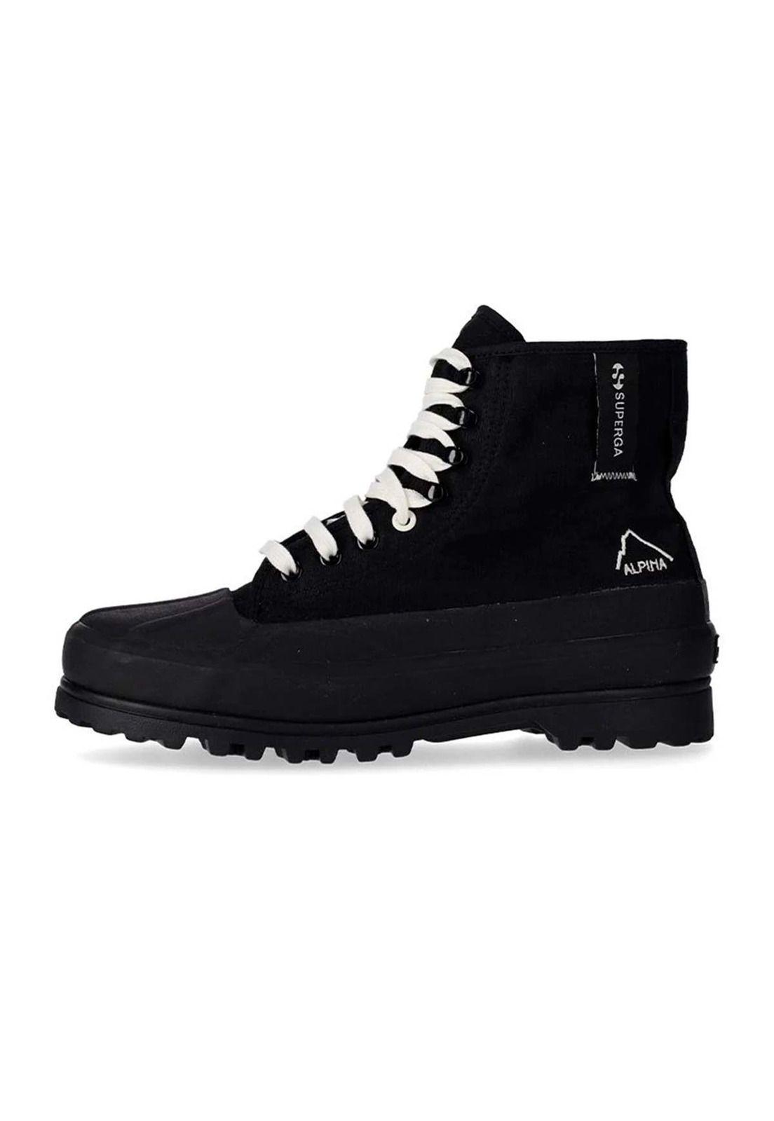 Zapatilla 2481 Alpina Ripstop Black White-0