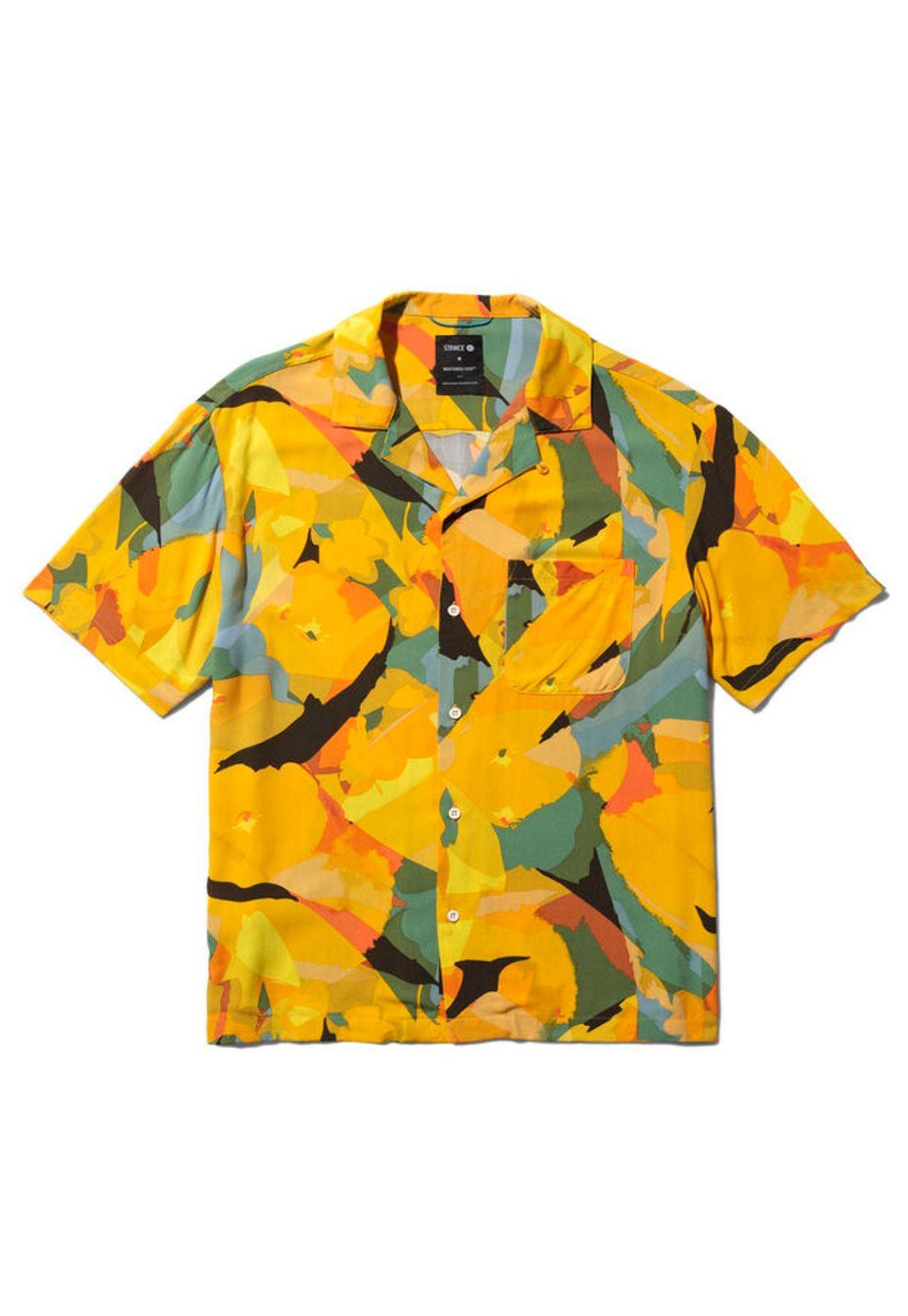Camisa Stance Yoto Button Up Tropical-0