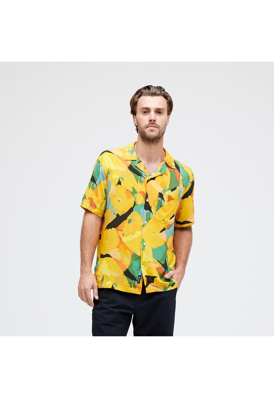 Camisa Stance Yoto Button Up Tropical-1