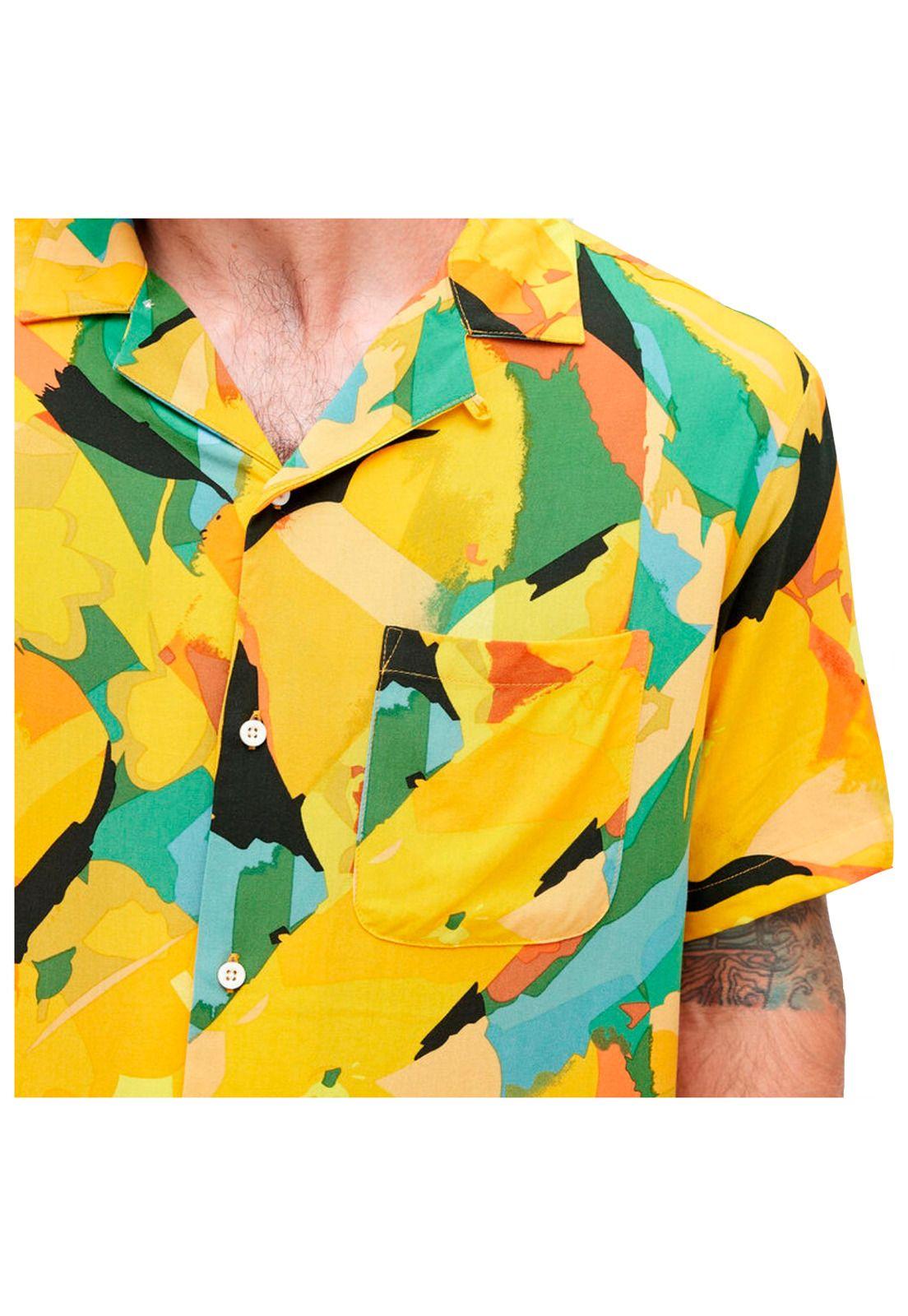 Camisa Stance Yoto Button Up Tropical-3
