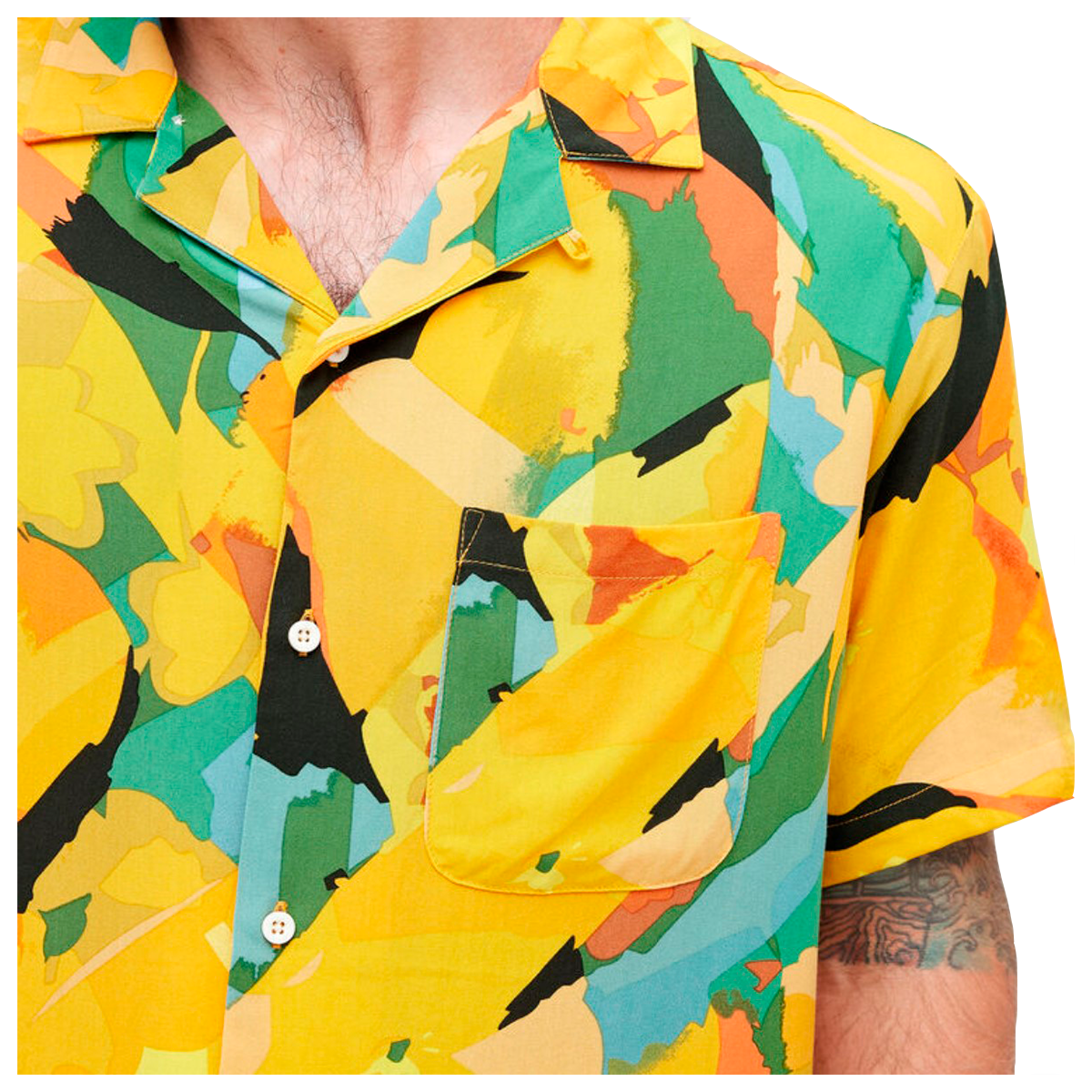Camisa Stance Yoto Button Up Tropical-3