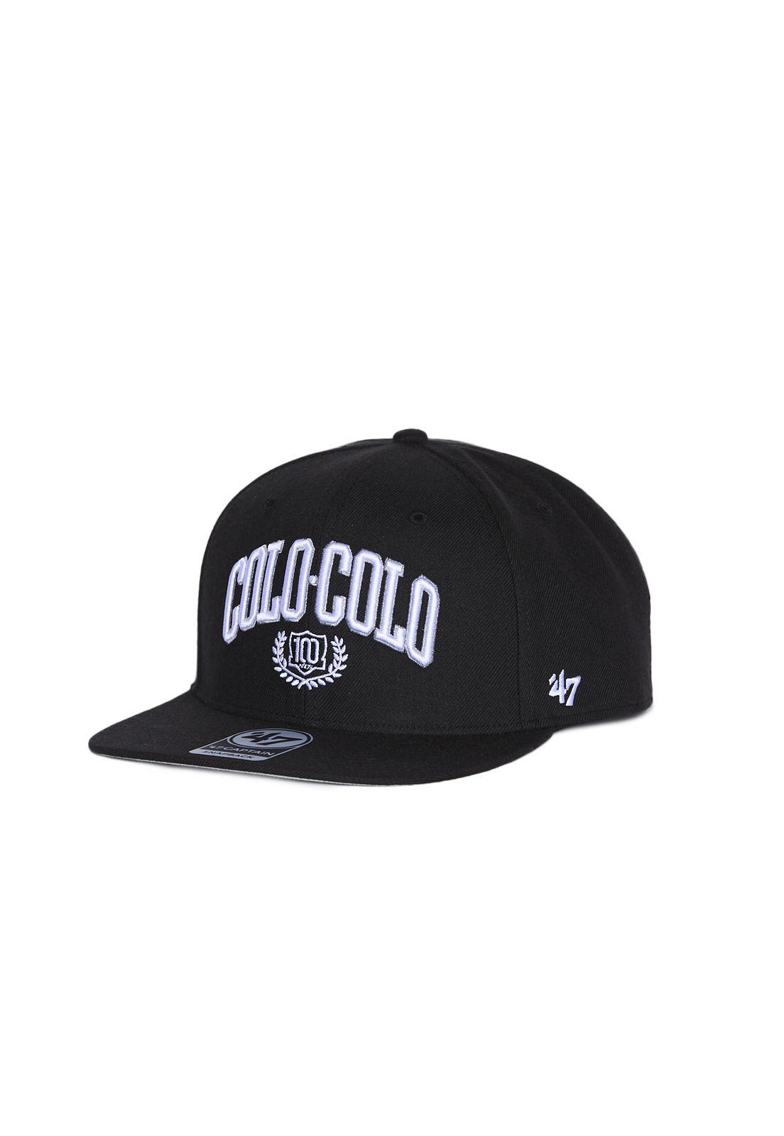 Jockey Colo-Colo 47' Captain Snapback 100 Años Black White-0