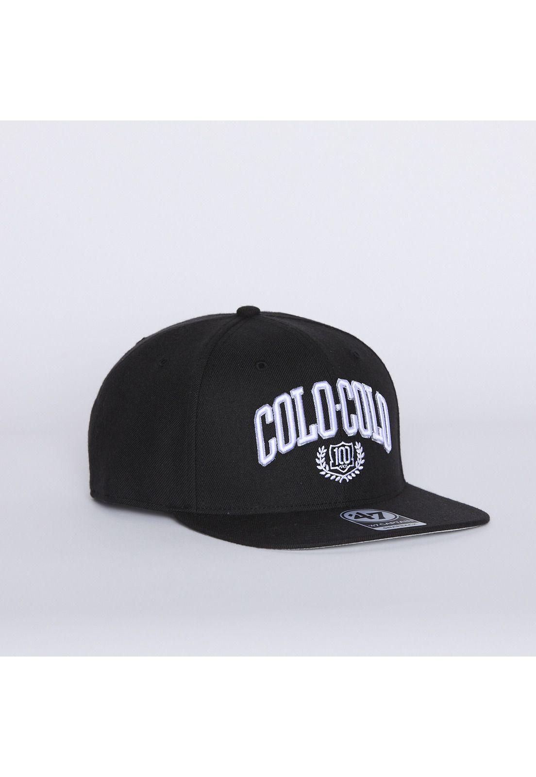Jockey Colo-Colo 47' Captain Snapback 100 Años Black White-1