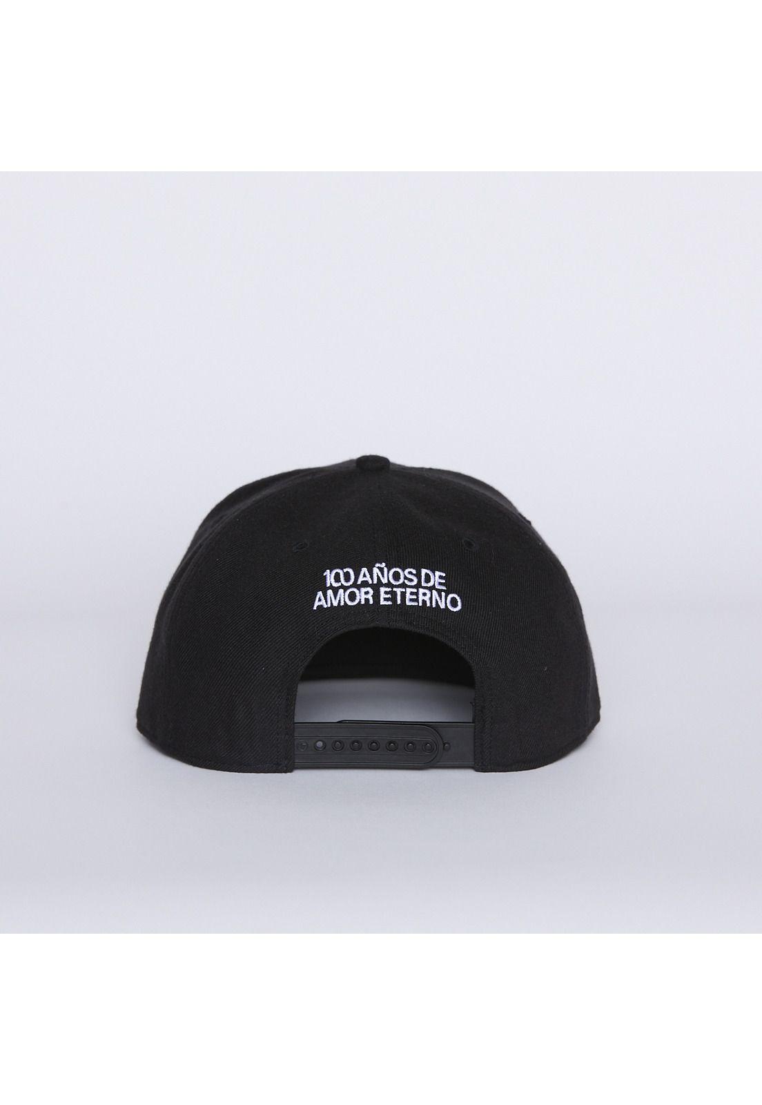 Jockey Colo-Colo 47' Captain Snapback 100 Años Black White-2