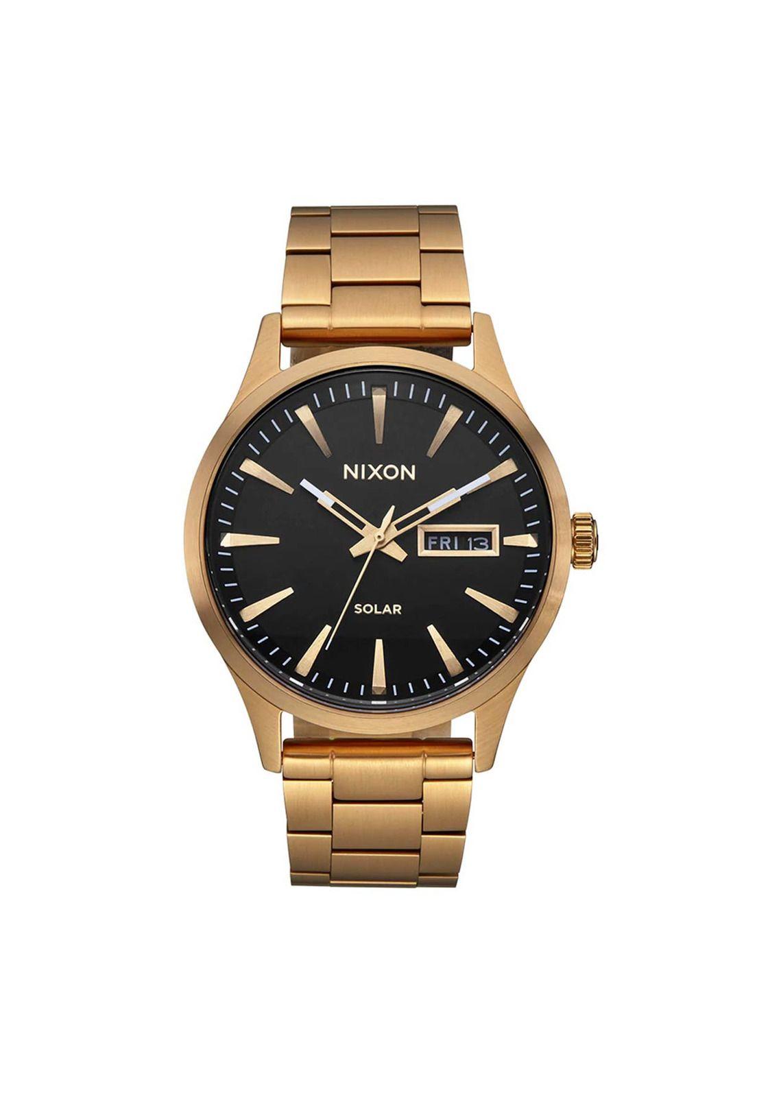 Reloj Sentry Solar Stainless Steel All Gold Black-0