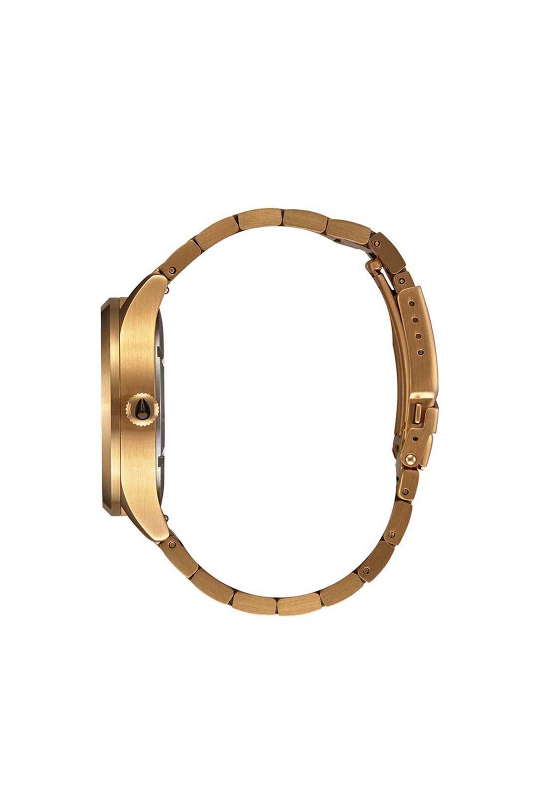 Reloj Sentry Solar Stainless Steel All Gold Black-1
