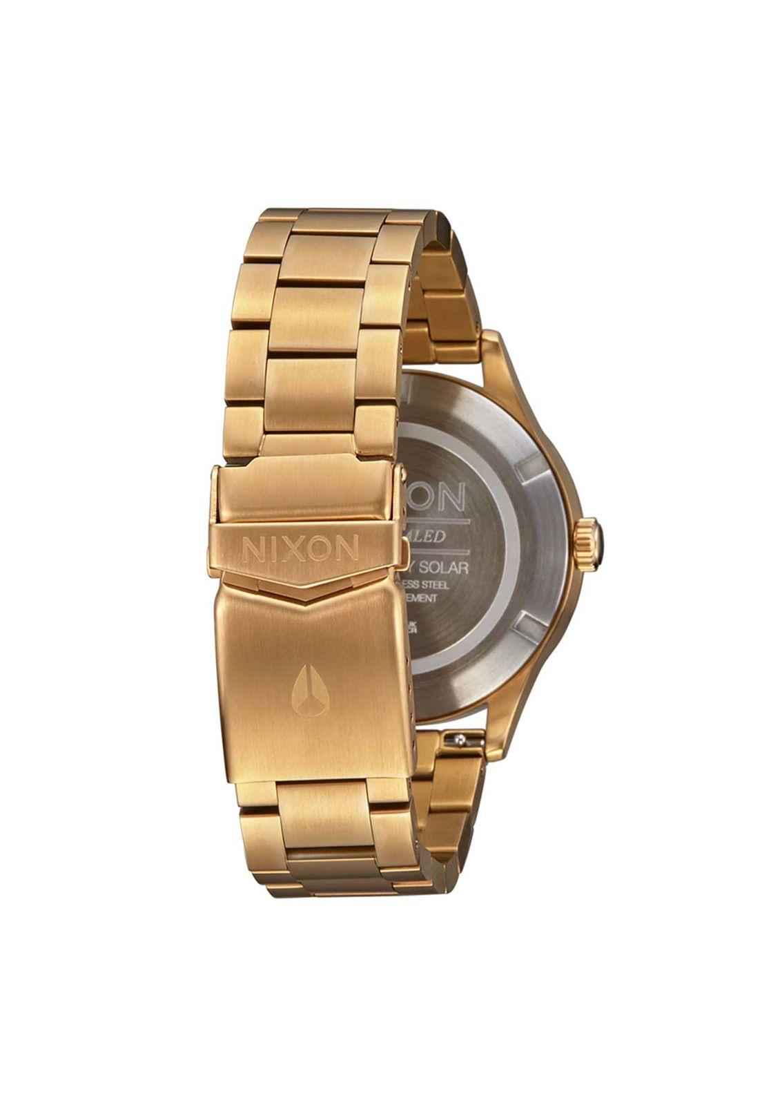 Reloj Sentry Solar Stainless Steel All Gold Black-2