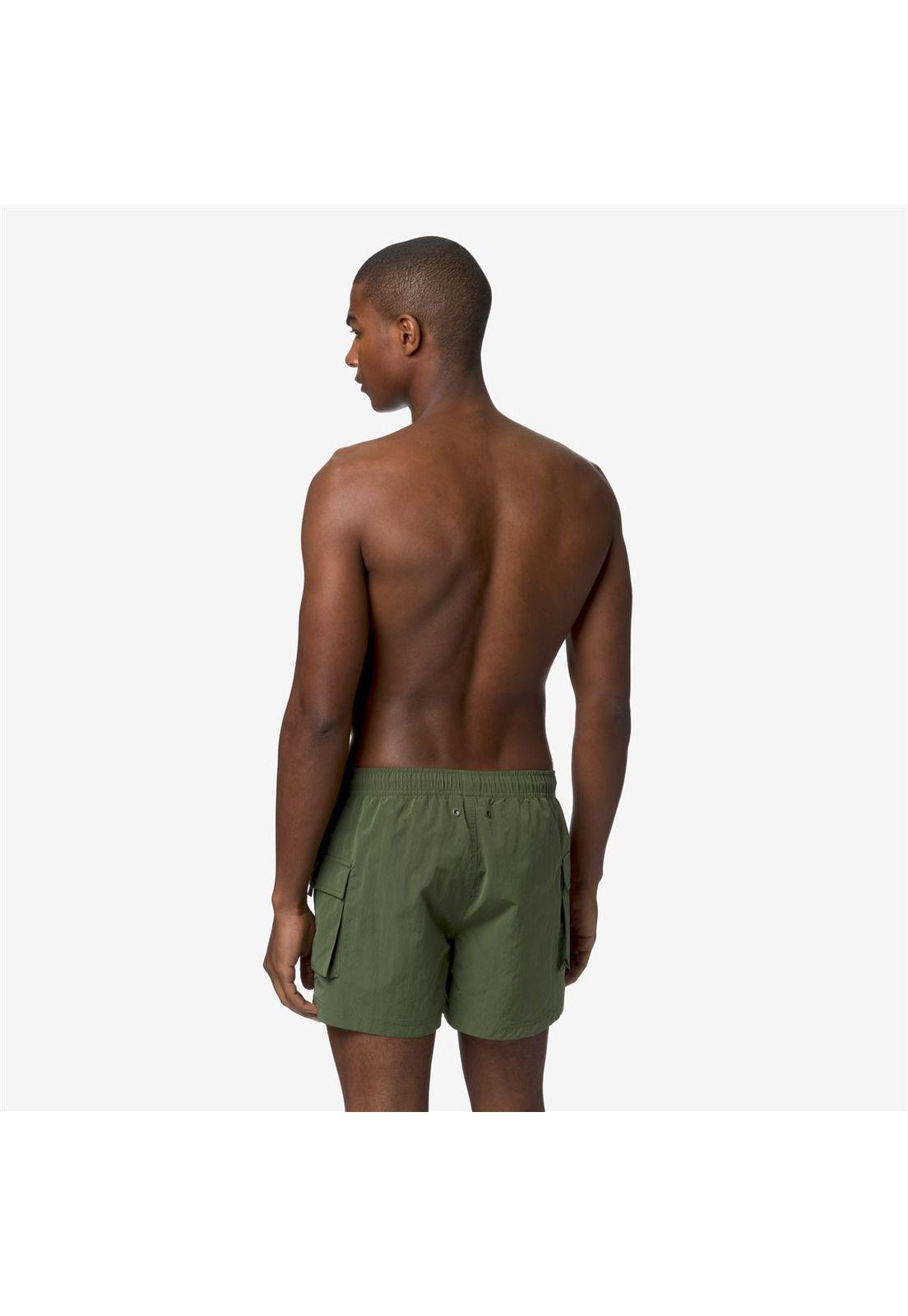 Traje de Baño K-Way Men Mellow Mini Ripstop Green Cypress-2