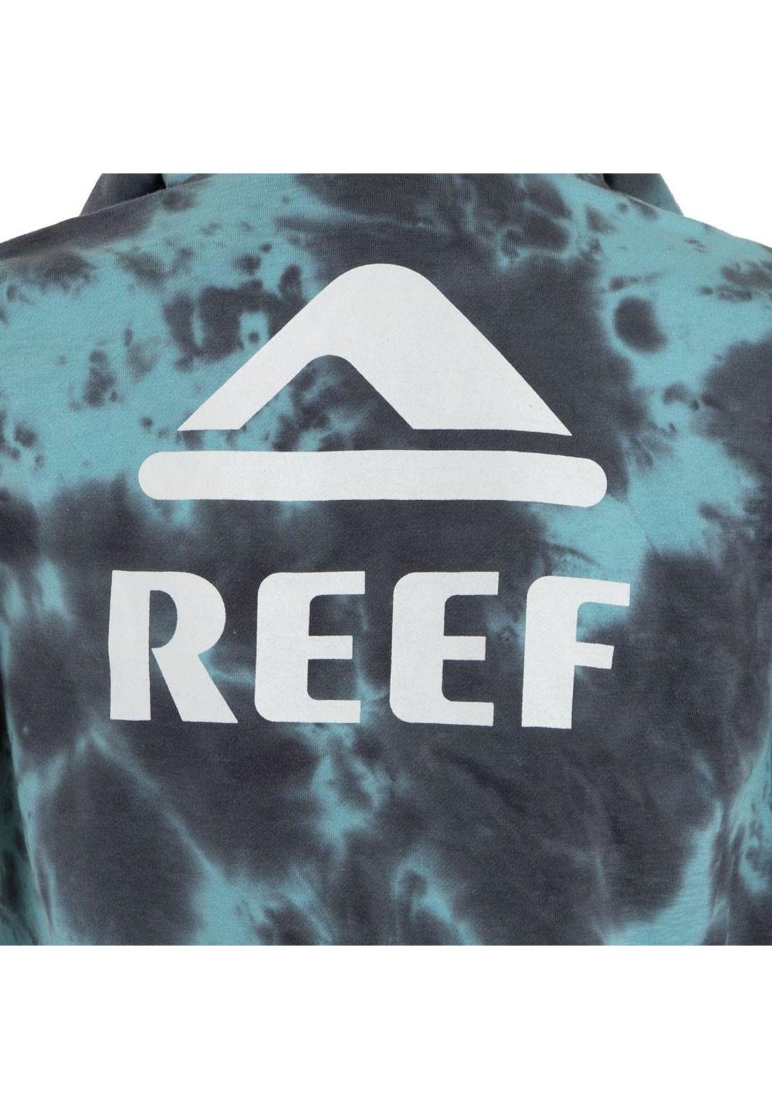 Poleron Kids Hoodie Tie Dye Aqua Black-3