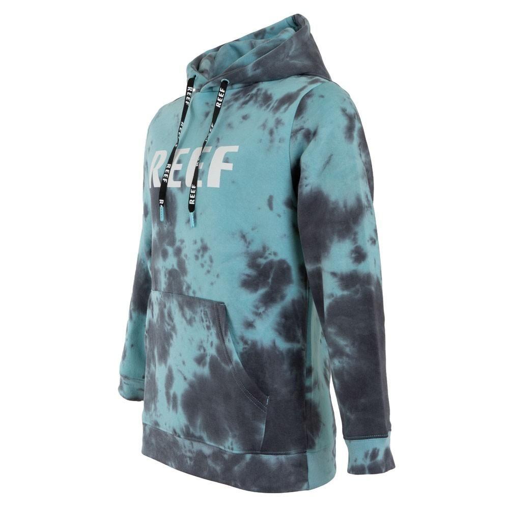 Poleron Kids Hoodie Tie Dye Aqua Black-1