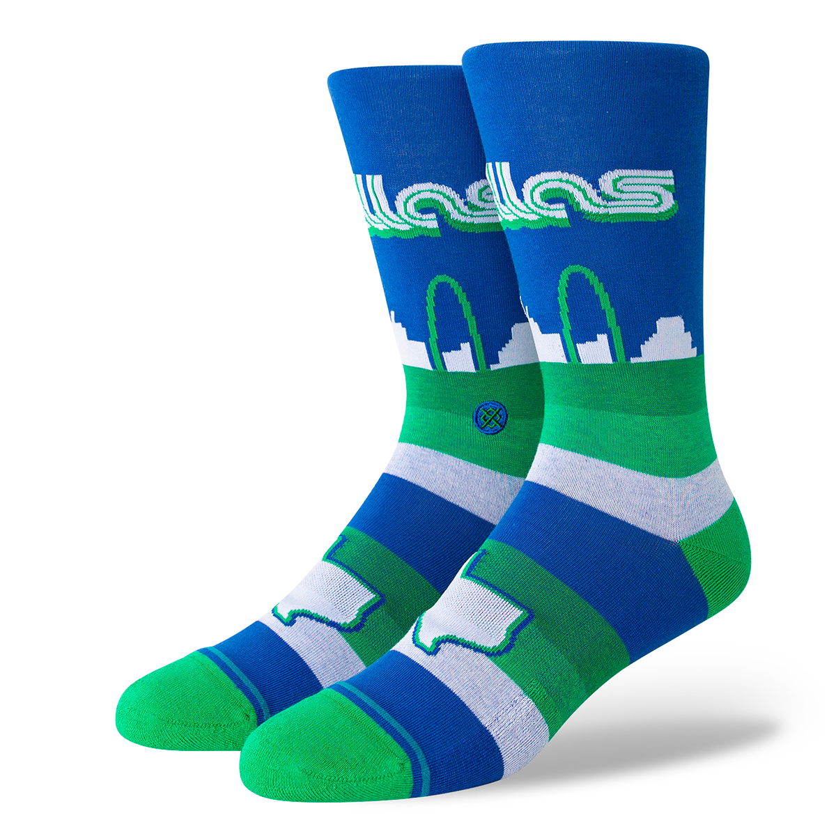 Stance Sock Men NBA Dallas Mavericks City Royal 2023-0