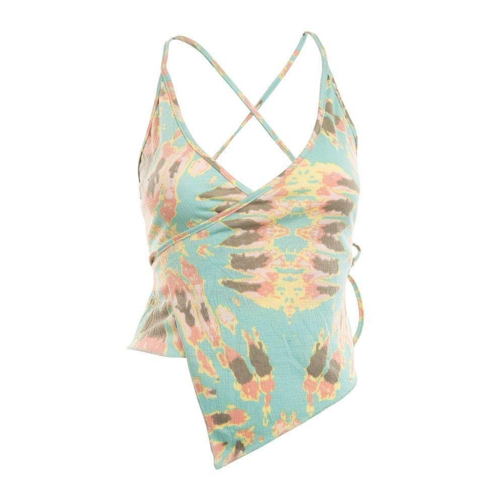 CropTop 11 Azul Amarre Cintura Reef-0