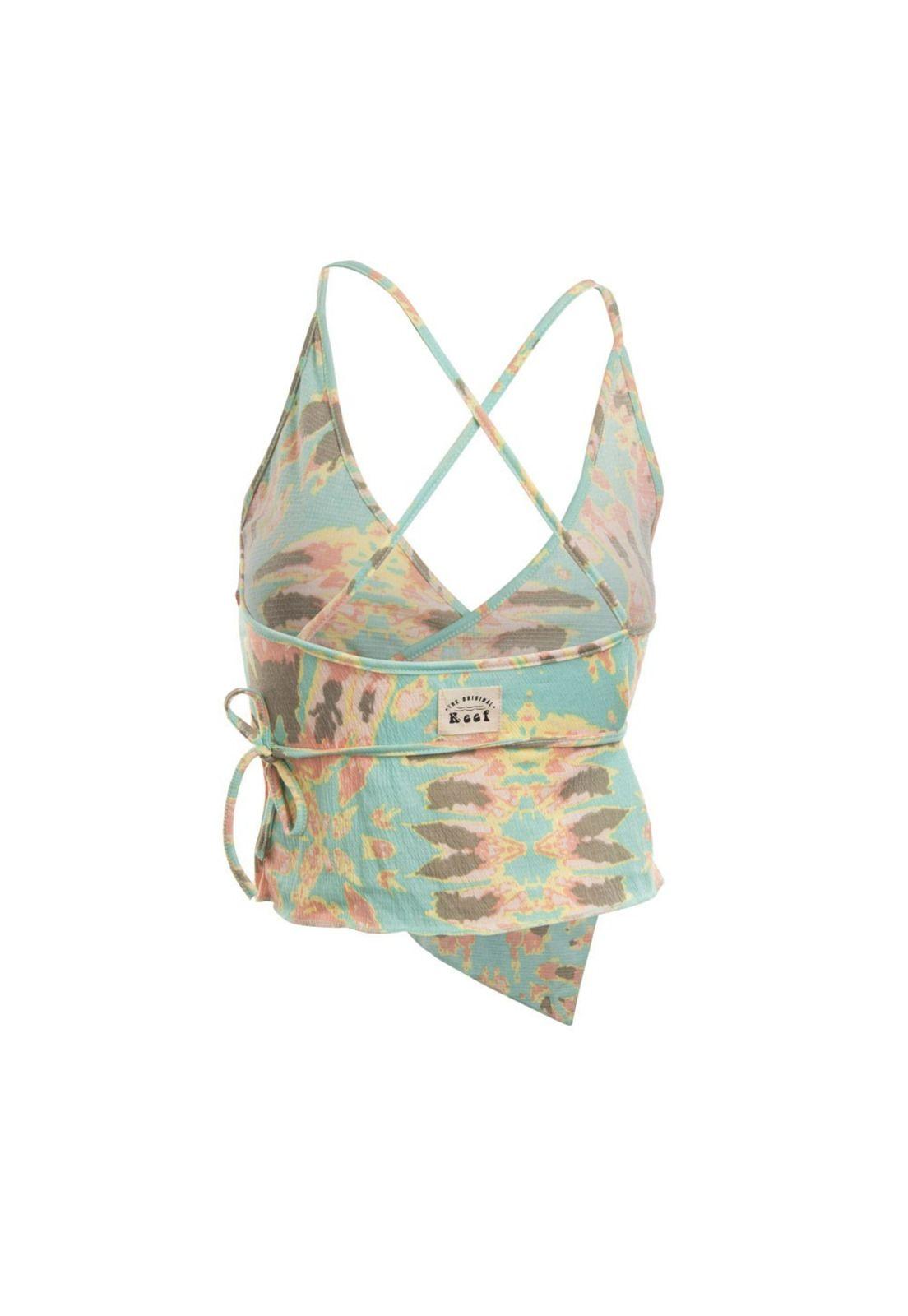 CropTop 11 Azul Amarre Cintura Reef-1