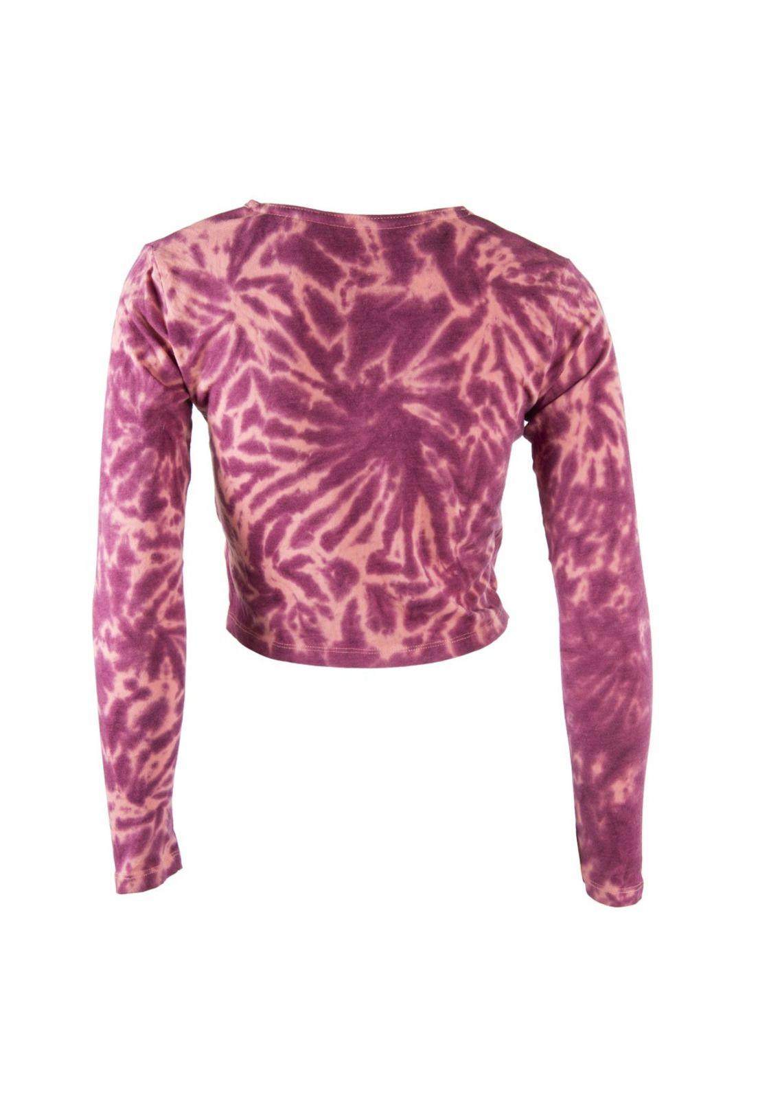 Crop Top Manga Larga Rojo Reef-2