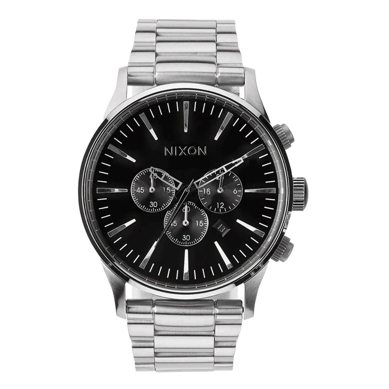 Reloj Nixon Sentry Chrono Black-0