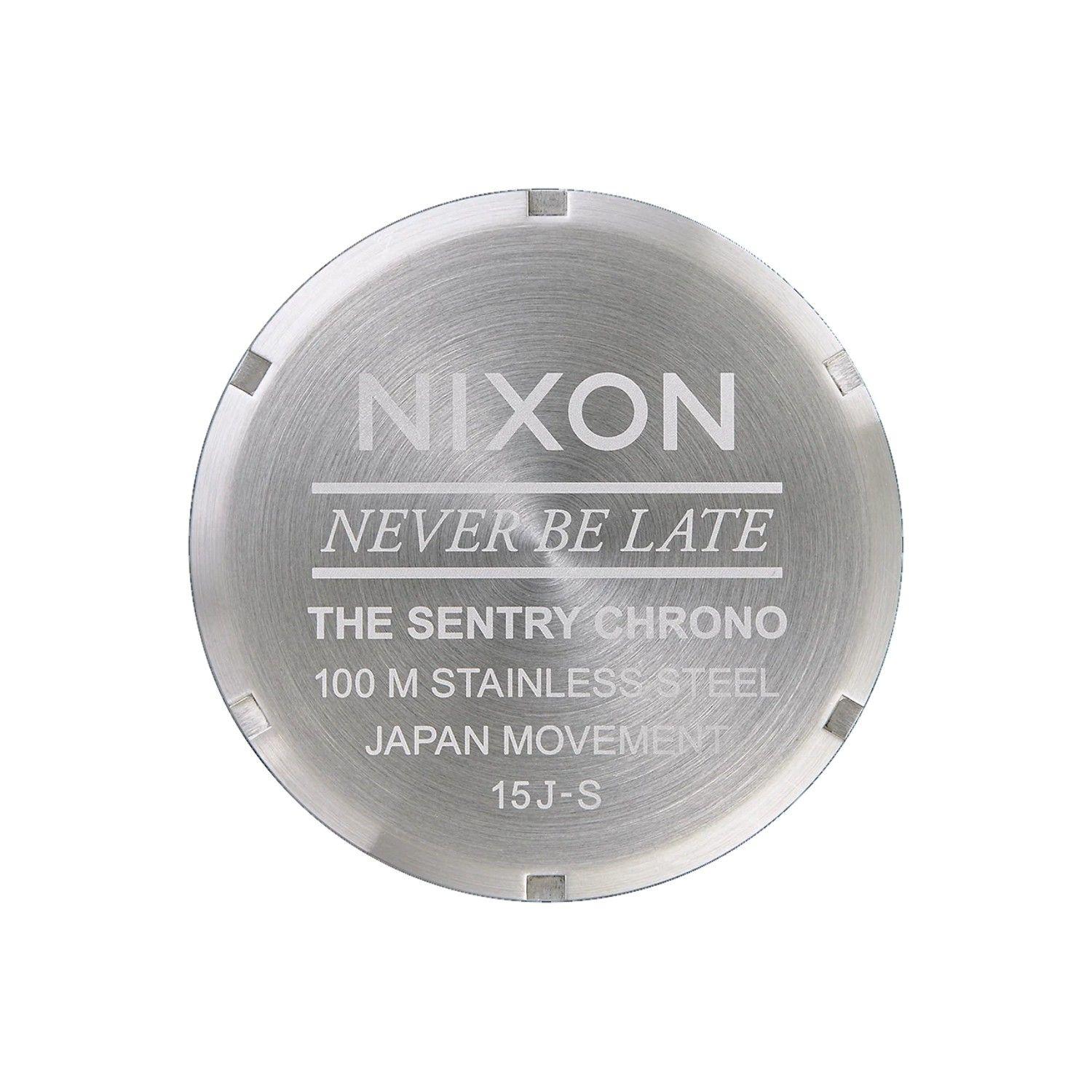 Reloj Nixon Sentry Chrono Black-4
