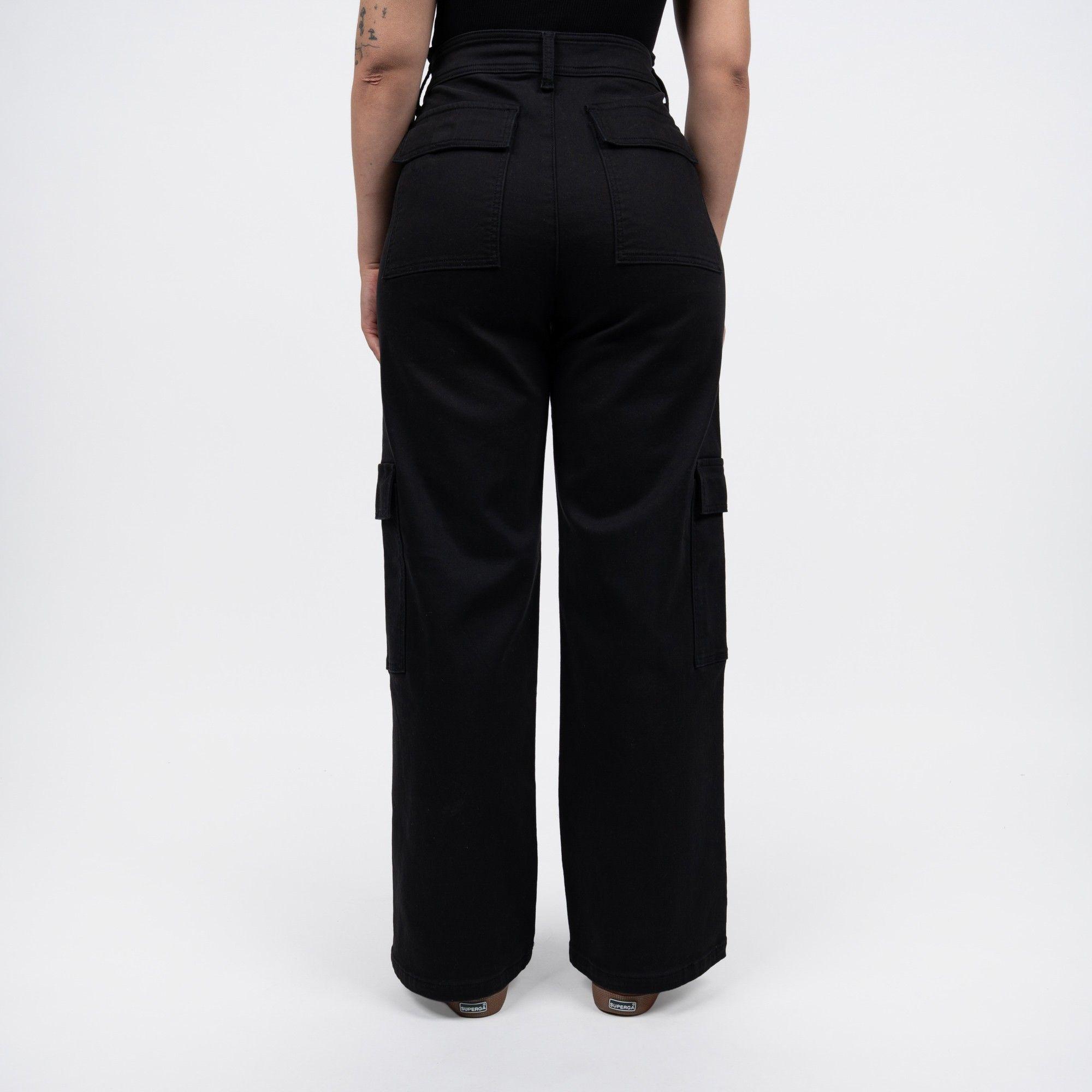 Pantalón Reef Women Cargo Black-1