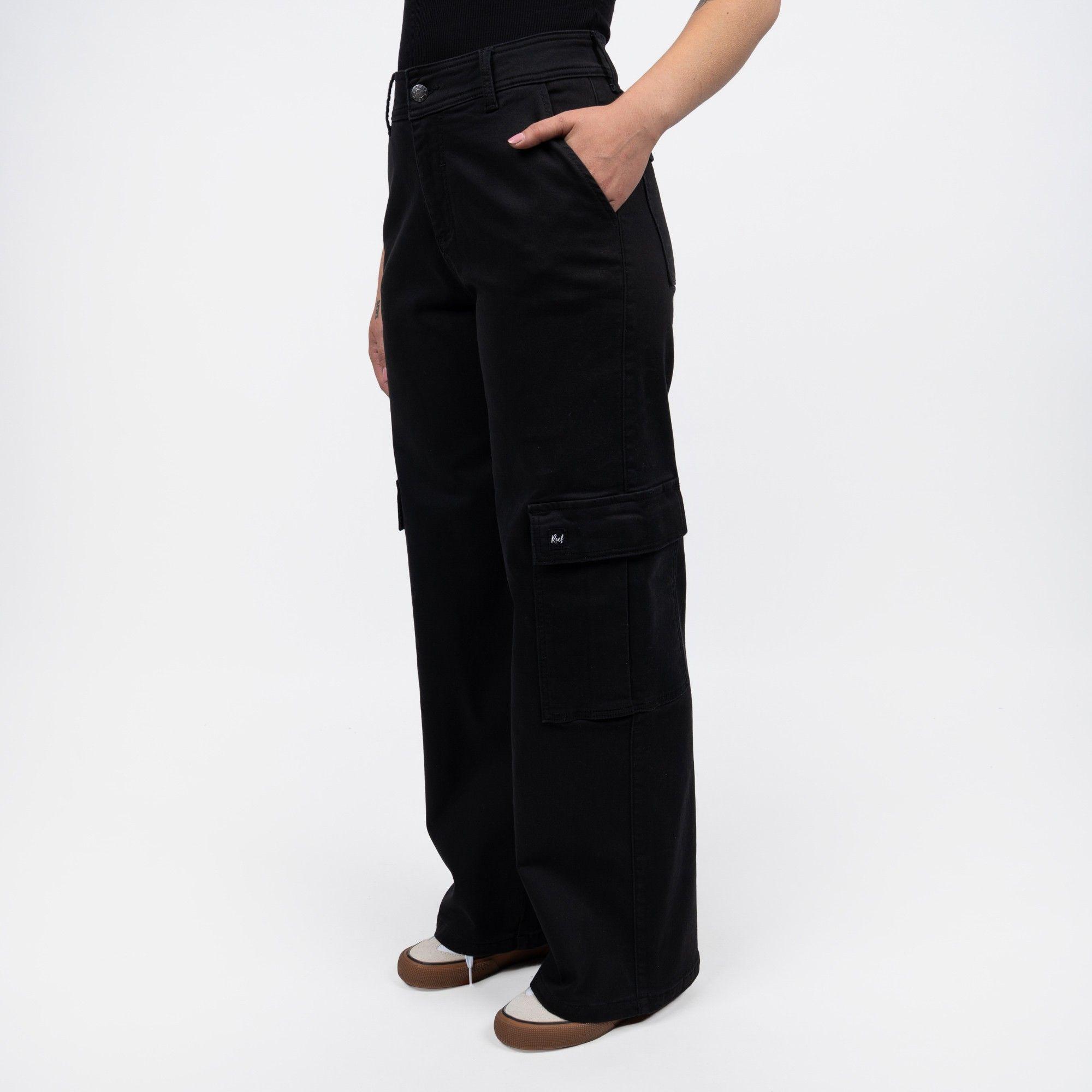 Pantalón Reef Women Cargo Black-2